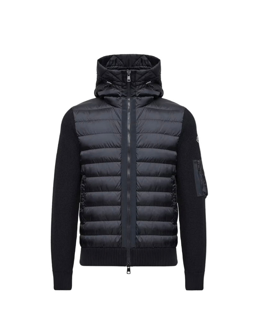 Eleganter M0 Strickcardigan Schwarz – Gemütliche Unisex Strickjacke für jeden Anlass