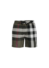 Karomodische Shorts Dunkelblau