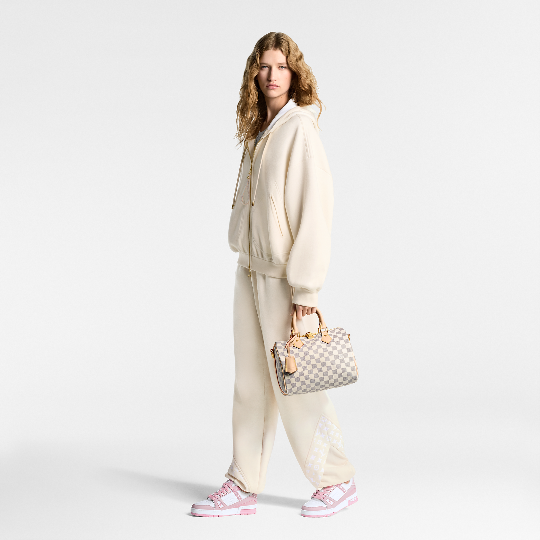 Louis Vuitton Trainer Sneaker Rosa